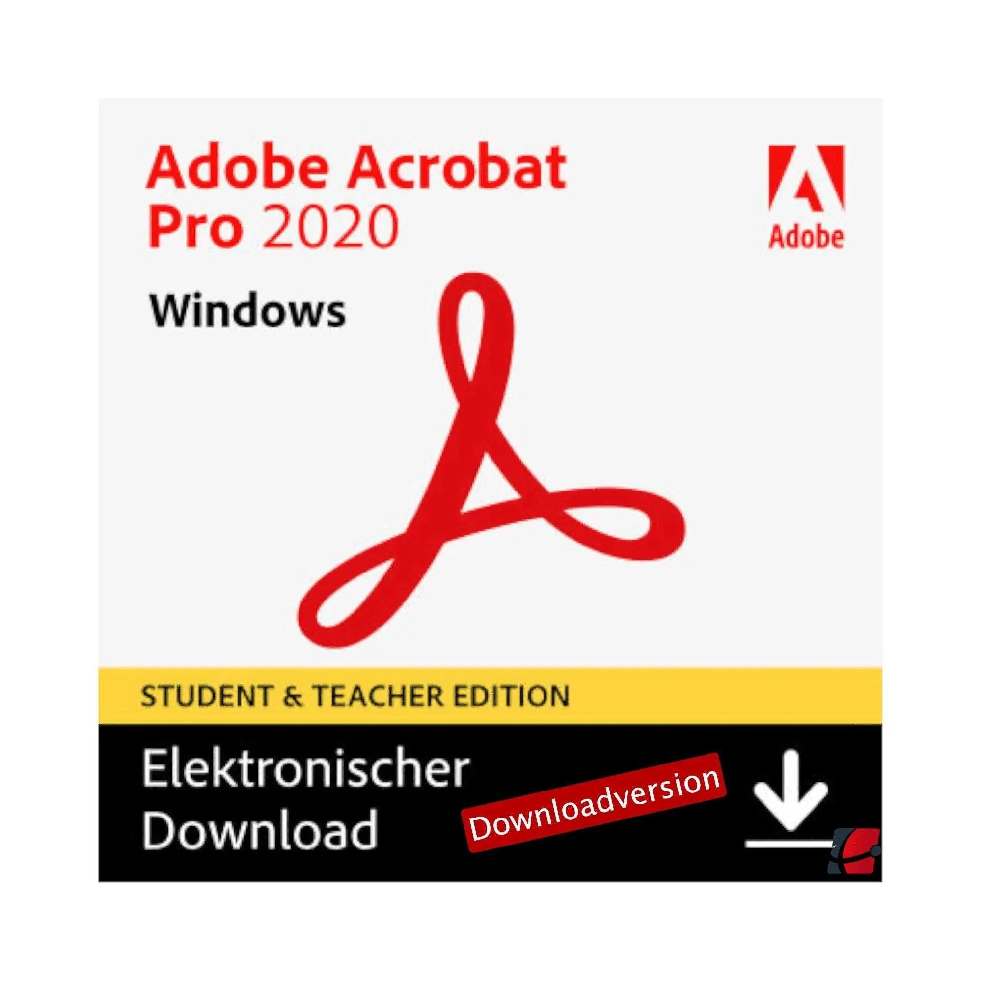 Adobe Acrobat Pro 2020 WIN Education