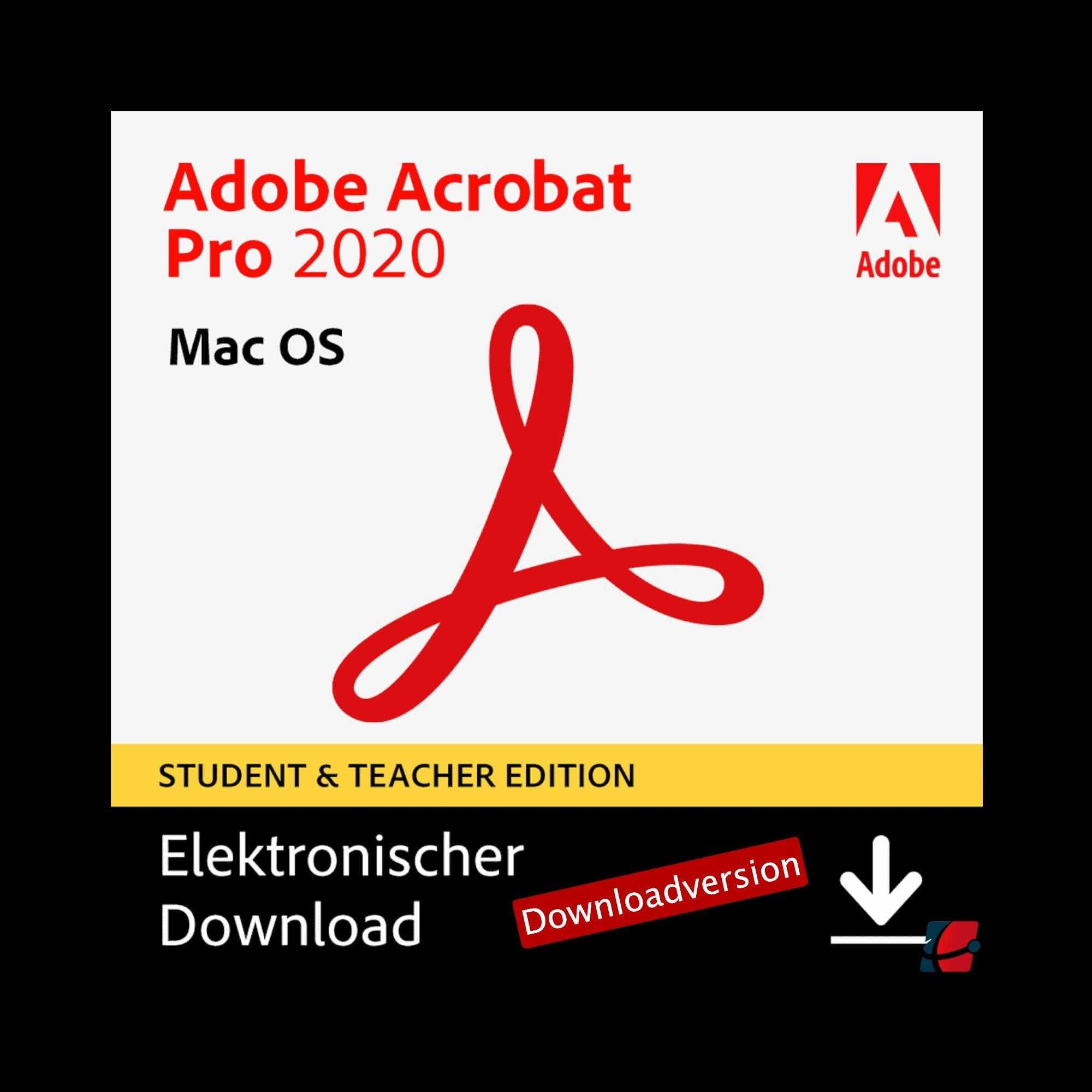 Best4software Adobe Adobe Acrobat Pro 2020 MAC Education 65312079 109 Bürosoftware