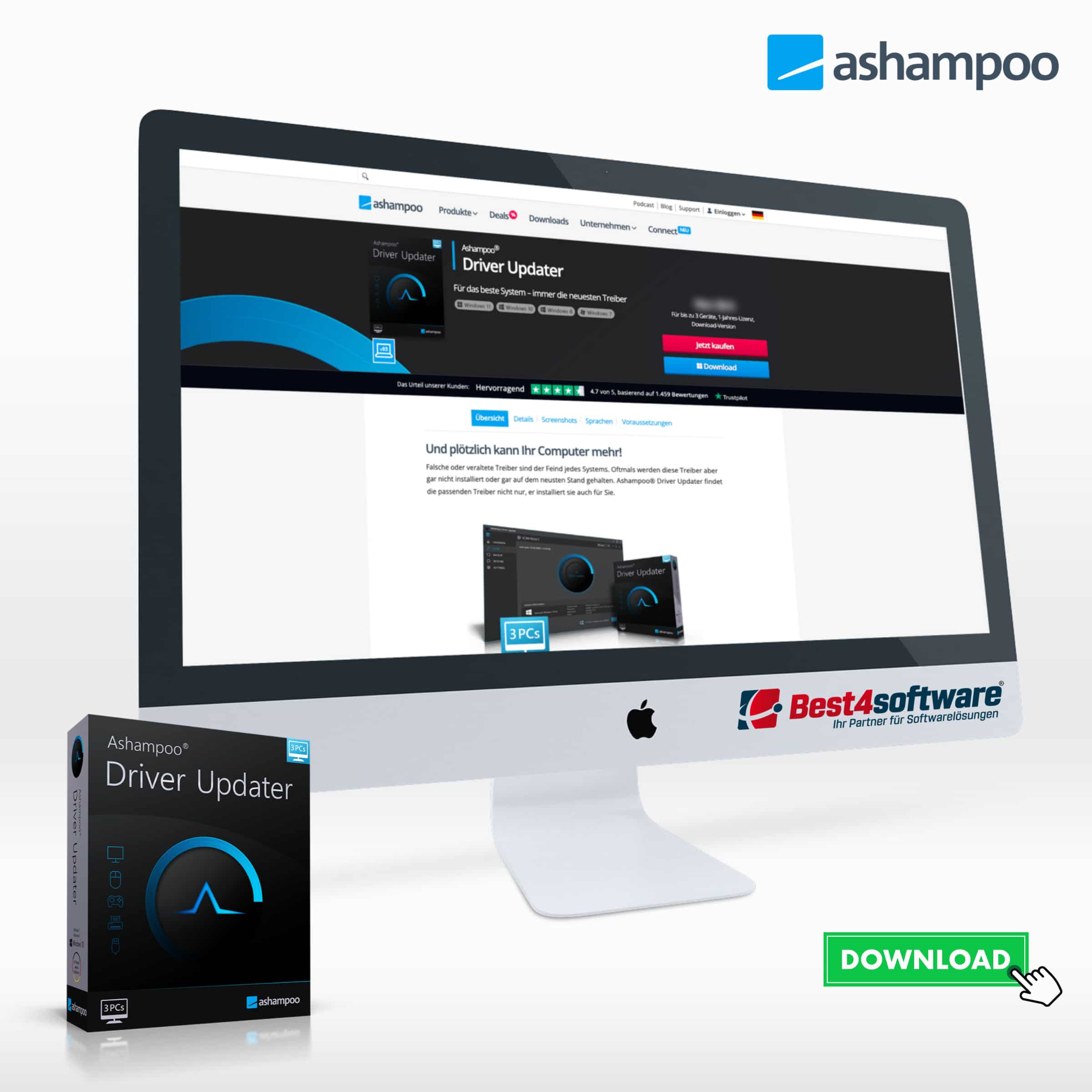 Best4software Ashampoo Driver Updater 3PC ASHDUP 19 System