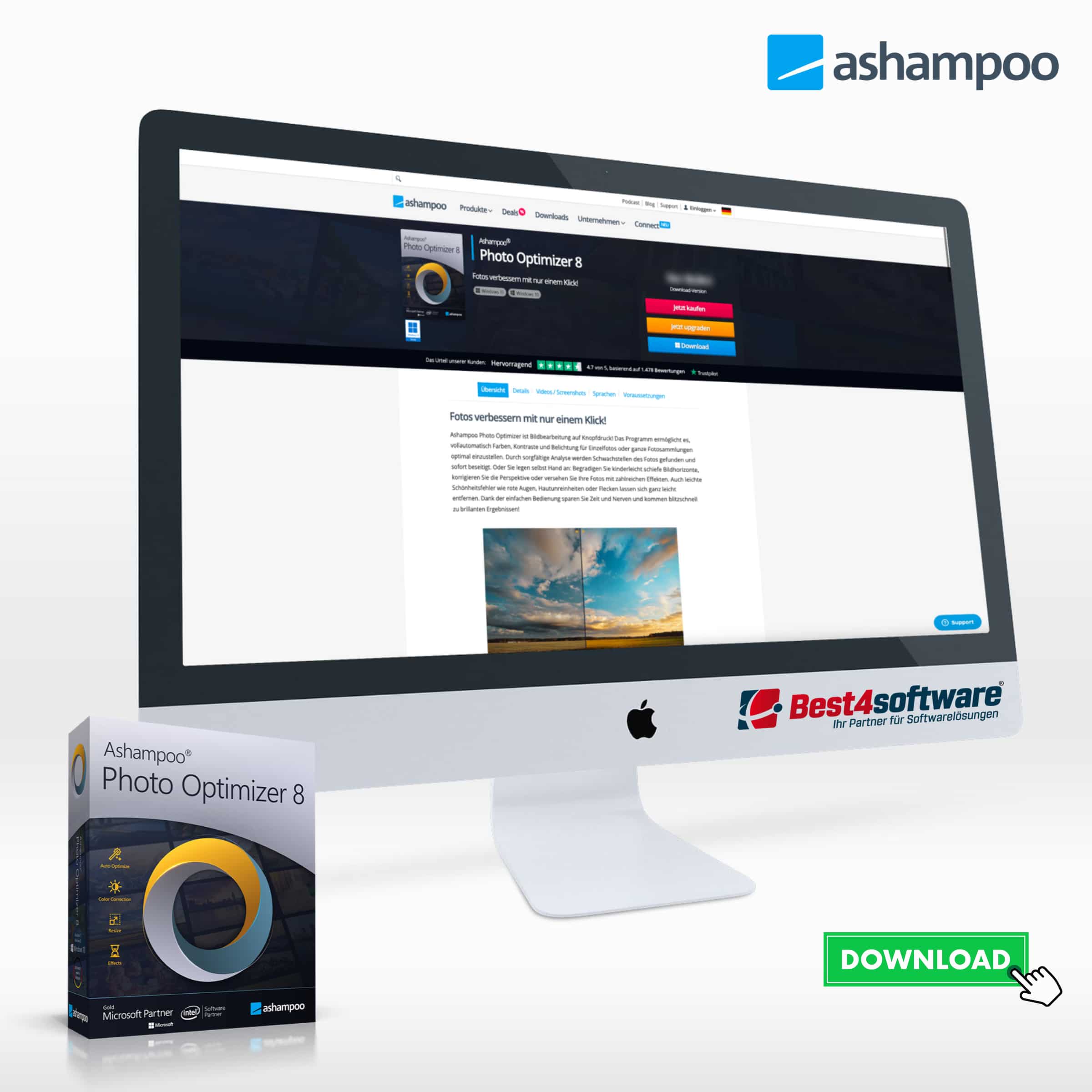Best4software Ashampoo Photo Optimizer 8 ASHPHOPT8 9 Bildbearbeitung