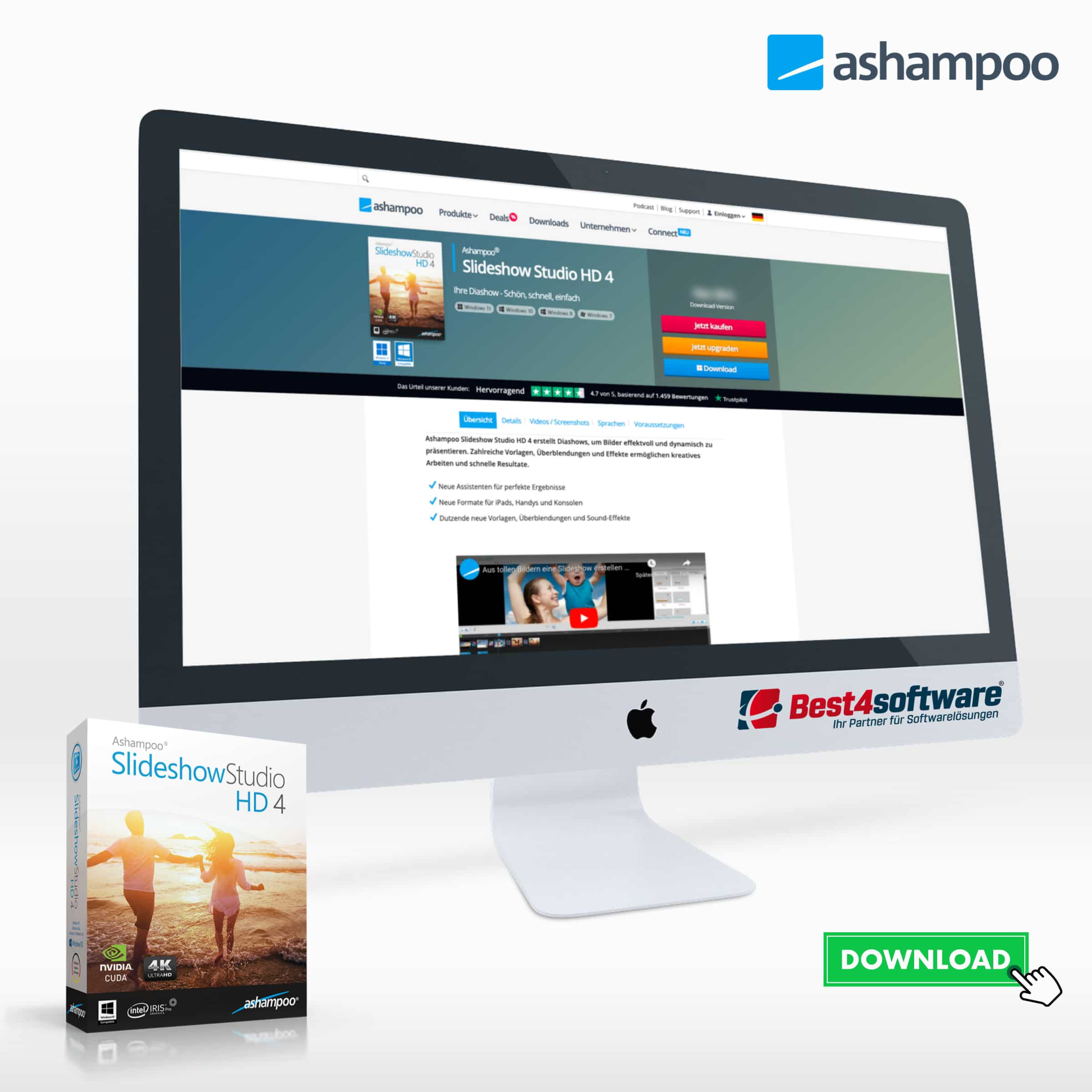 Best4software Ashampoo Slideshow Studio HD 4 ASHSSHD4 14 Videobearbeitung