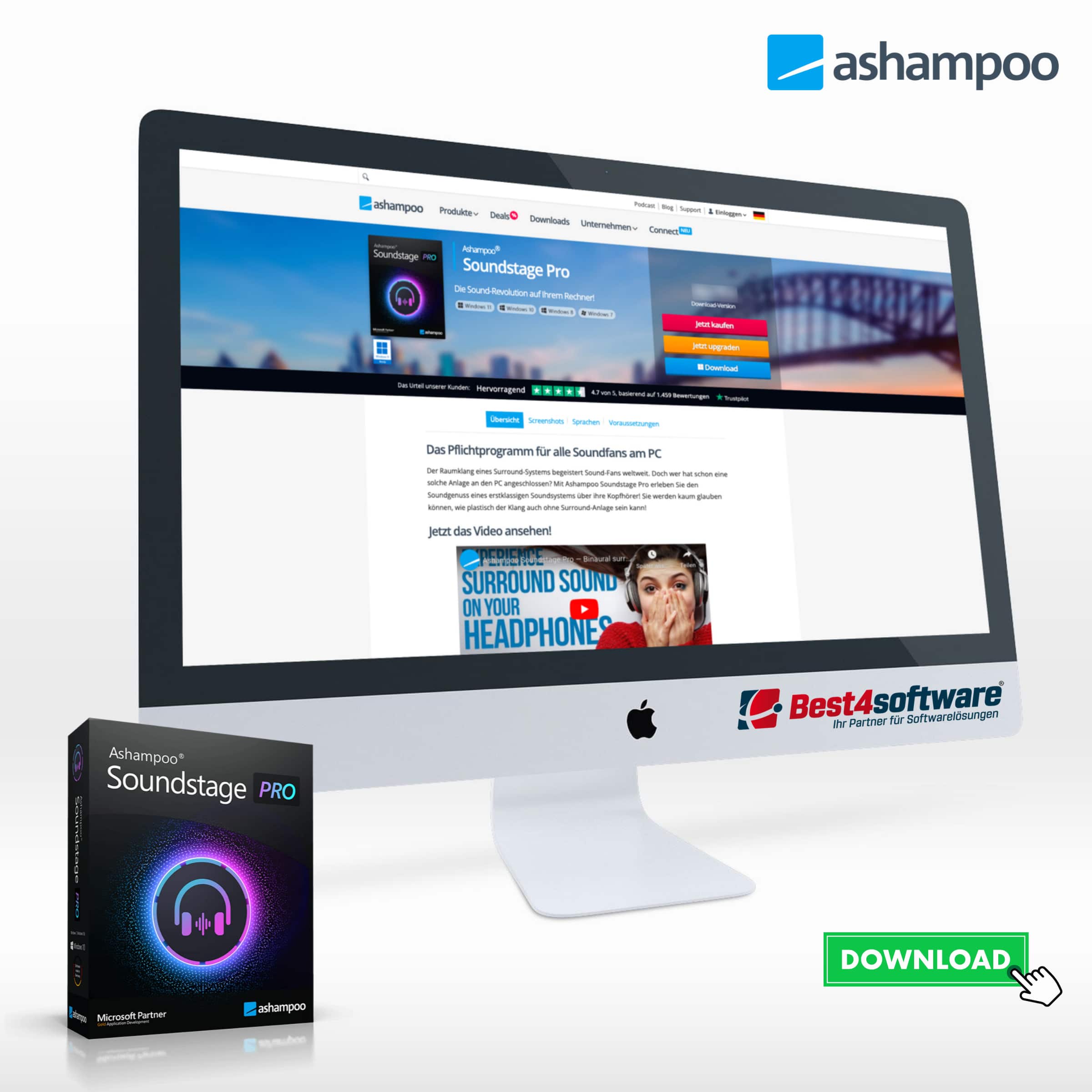 Best4software Ashampoo Soundstage Pro ASHSP 19 Musikbearbeitung