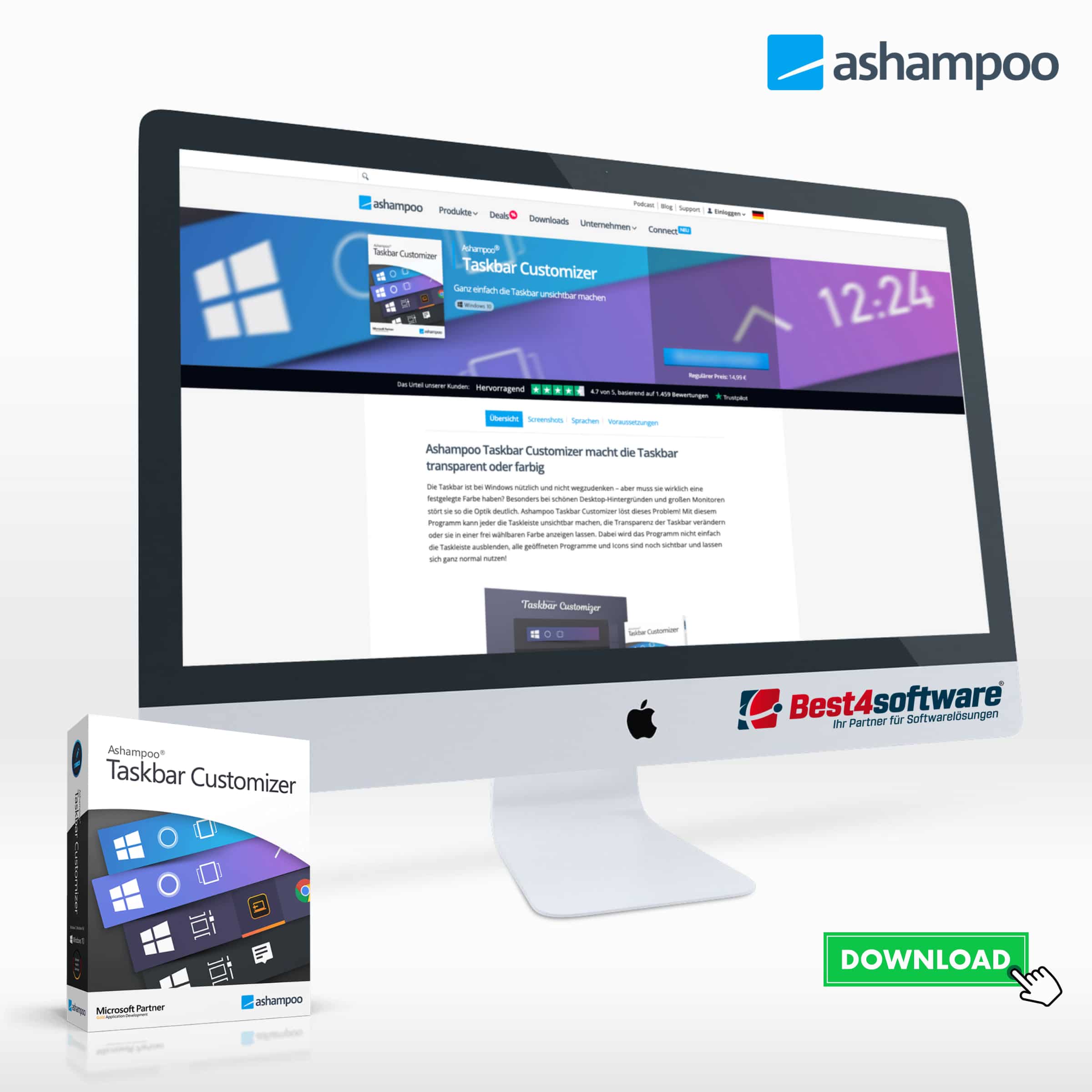 Best4software Ashampoo Taskbar Customizer ASHTC 4 System