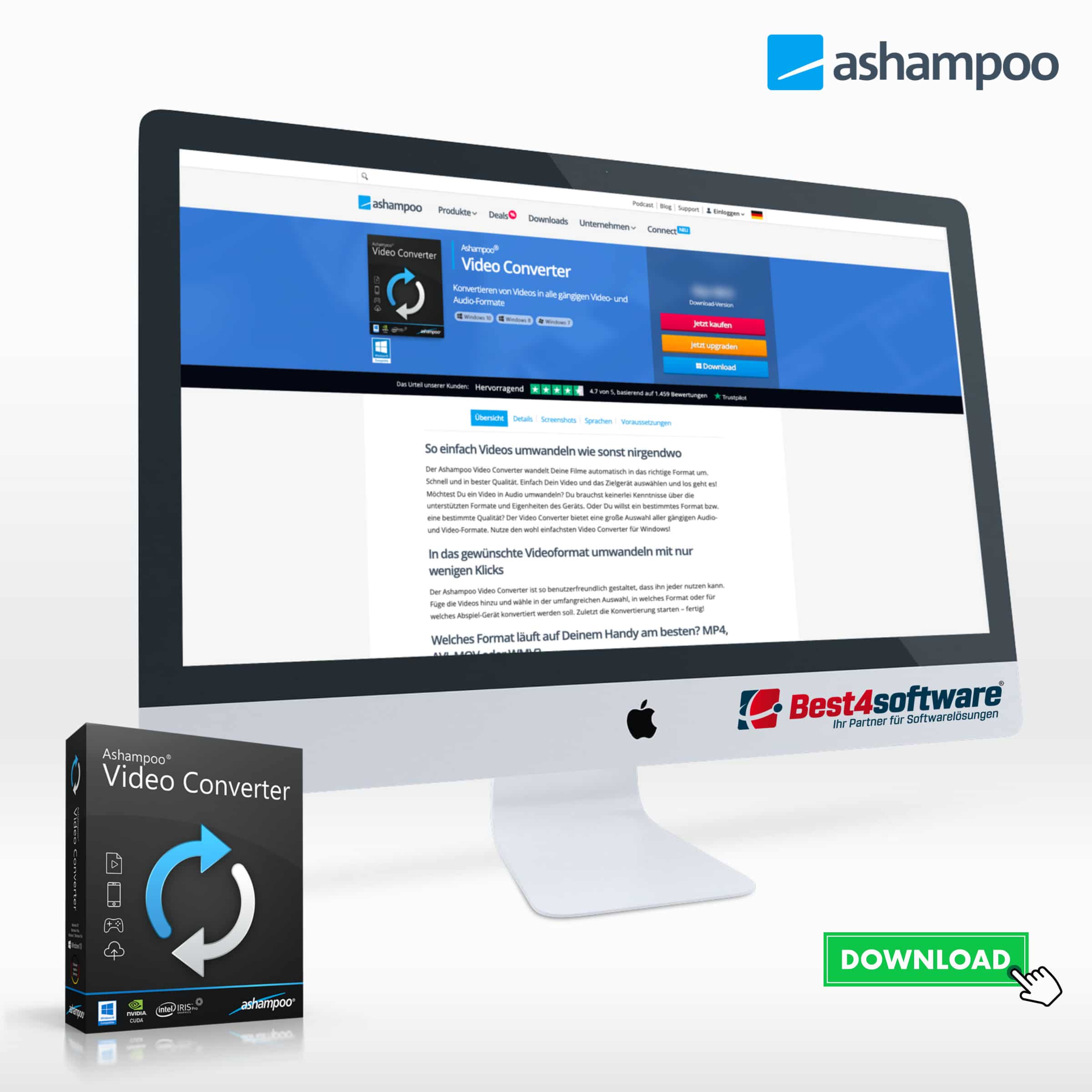 Best4software Ashampoo Video Converter ASHVIDCON 19 Videobearbeitung
