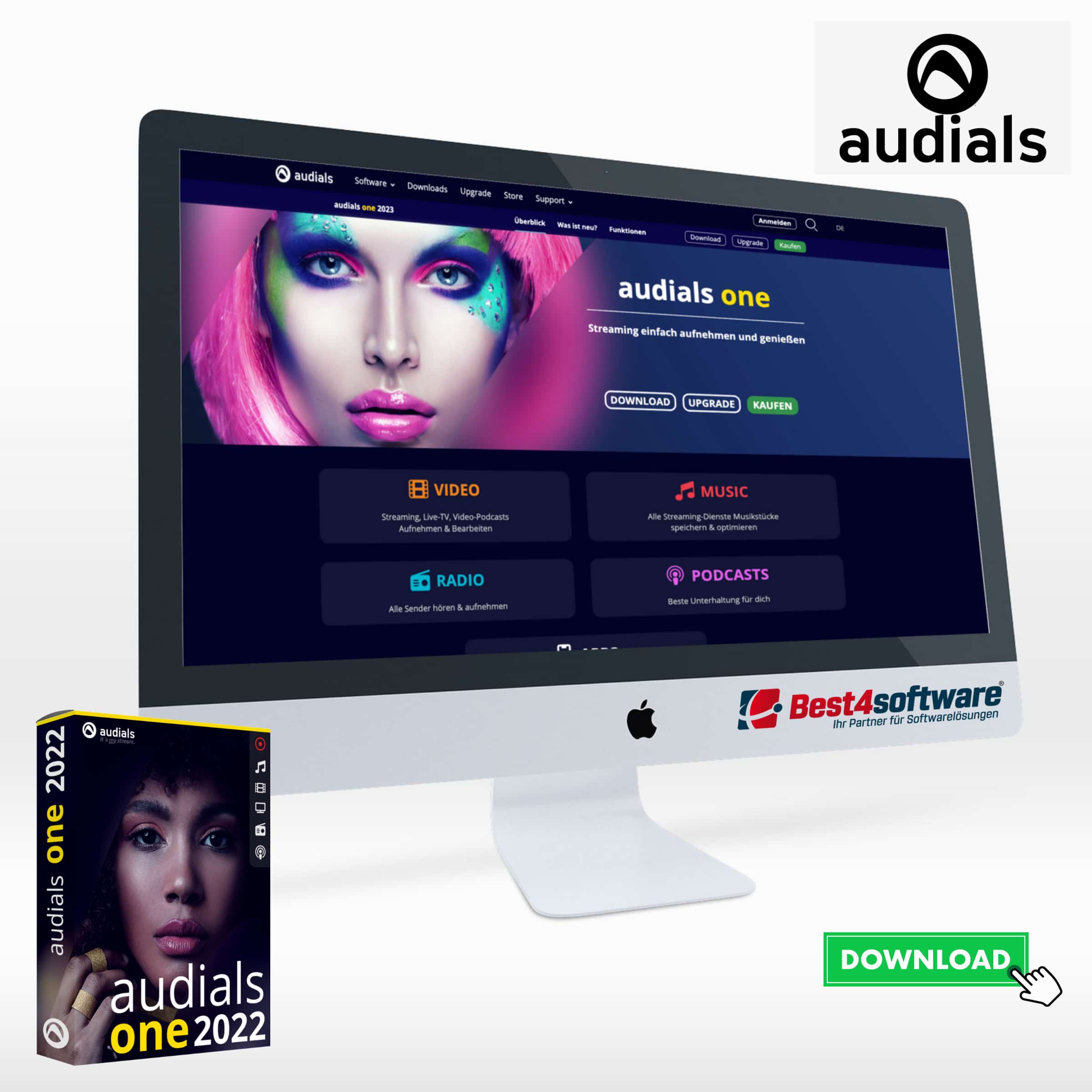 Best4software Audials One 2022 AUDO22 19 Videobearbeitung