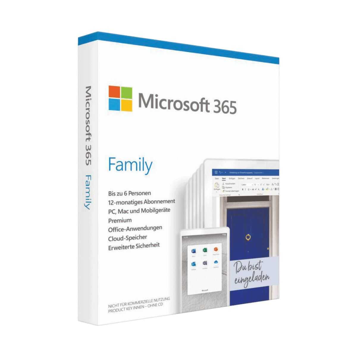 Best4software Microsoft Office 365 Family - 6 User / 12 Monate 6GQ-00092 69 Bürosoftware