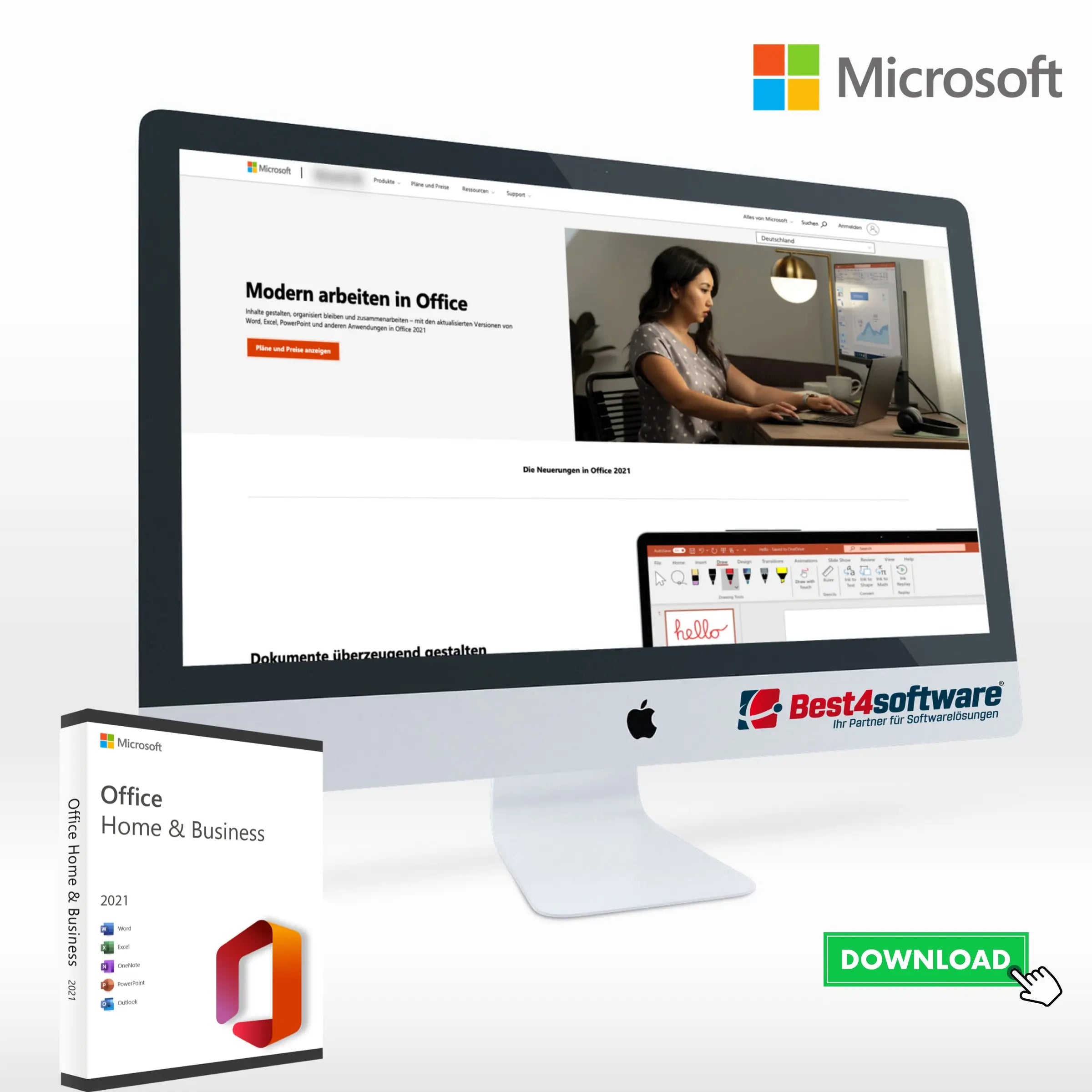 Microsoft- Microsoft Office 2021 Home & Business